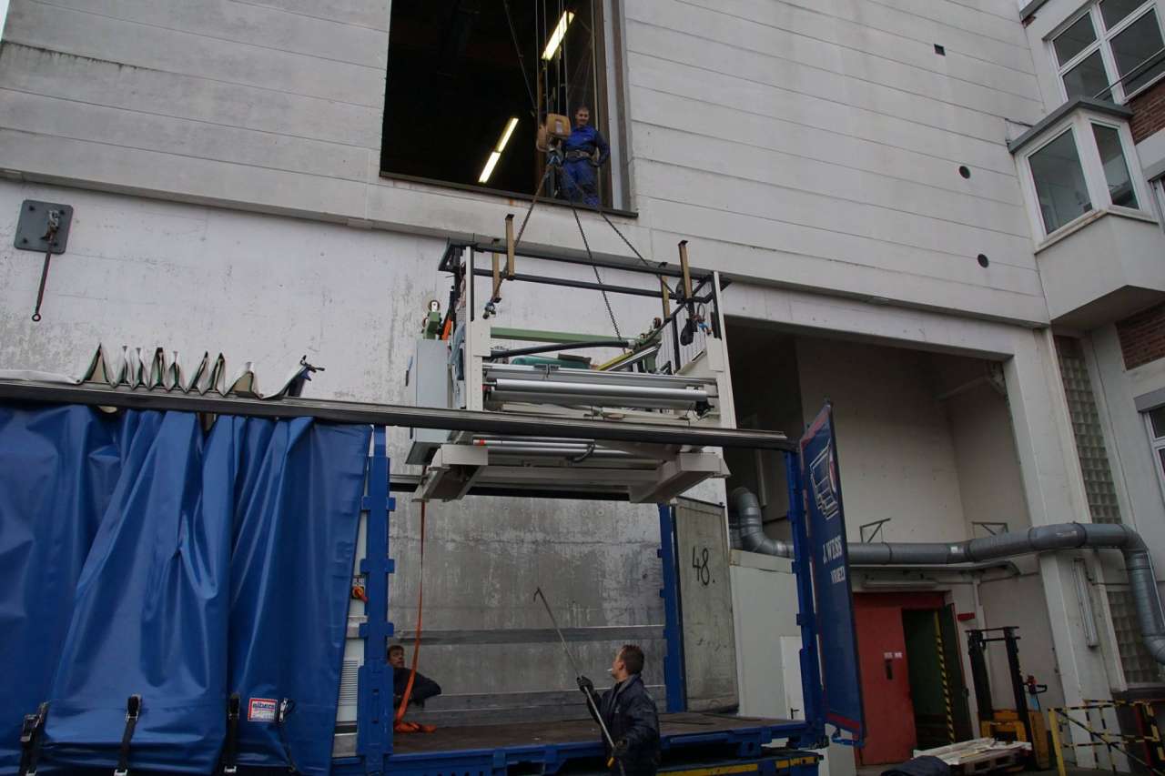 Afbeelding Schipper Technisch Serviceburo Machineverhuizing Twentse Textielfabrikant